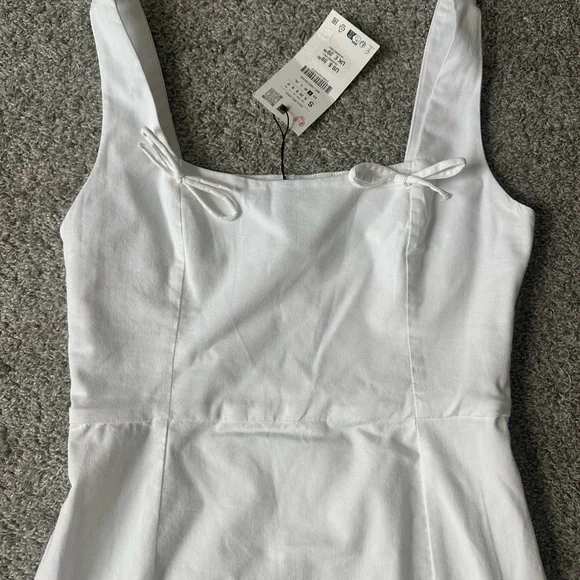 Zara White Mini Dress - Picture 2 of 3